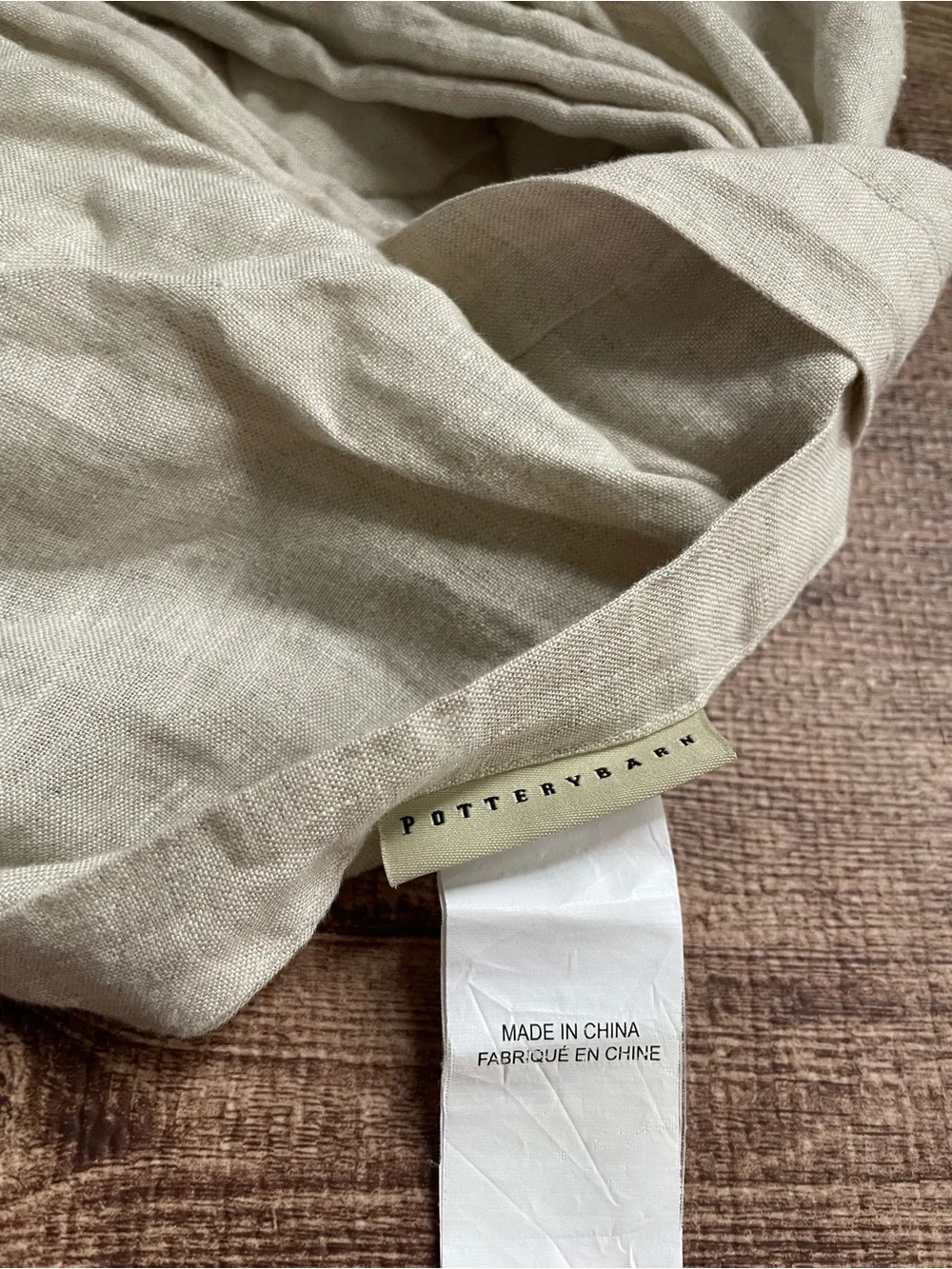 Pottery Barn Belgian Linen Diamond Quilted Sham - Set of 2  - King Size